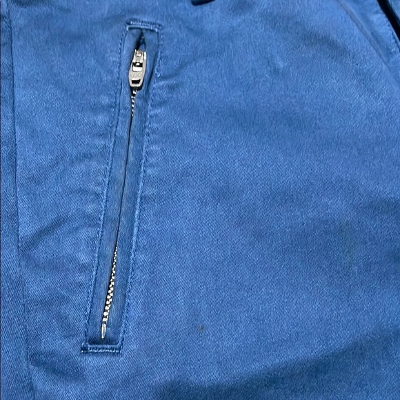 Level 99 Blue Straight Leg Trousers - Picture 5 of 11